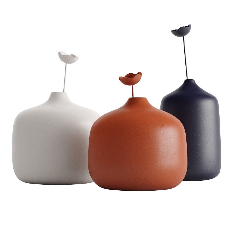 3D модель Decorative Vases 02 для категории Декор / Декоративные наборы - превью