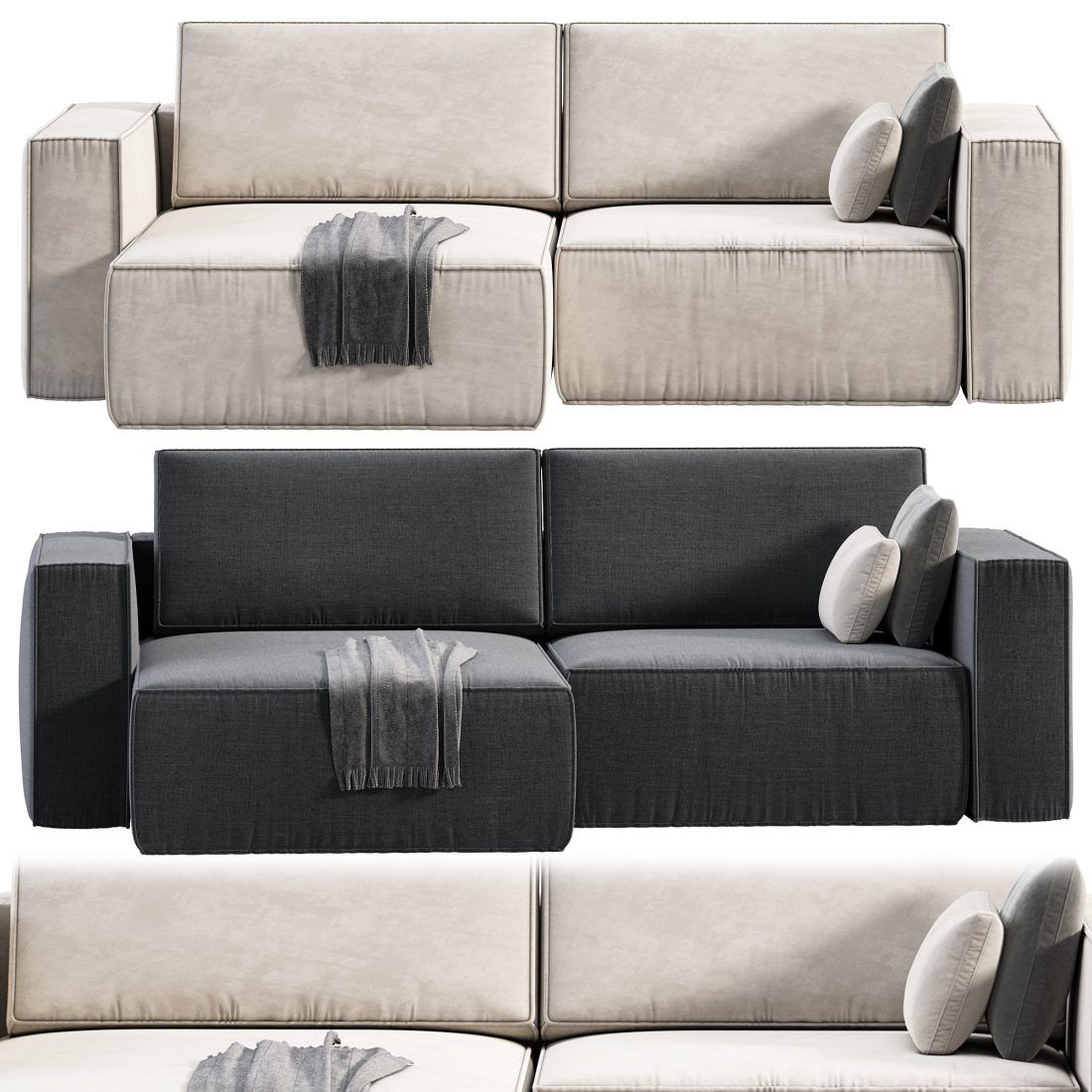 3D модель Sofa Ebi Happy By Divan.ru для категории Мебель / Диваны - превью