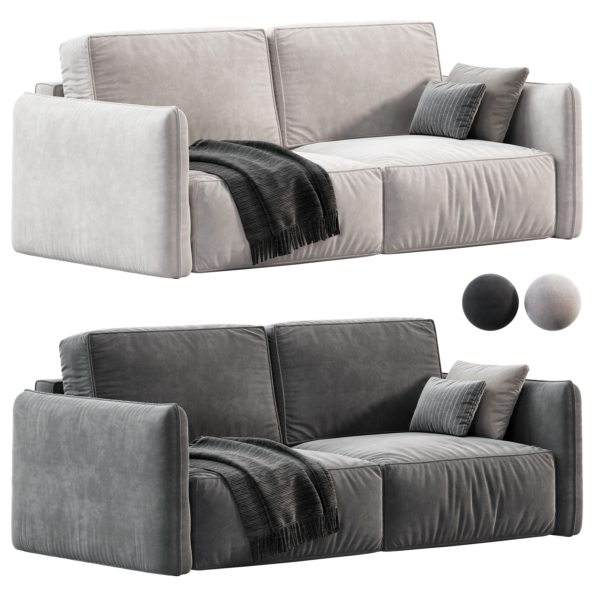 3D модель Sofa Ebi mini by Divan.ru для категории Мебель / Диваны - превью