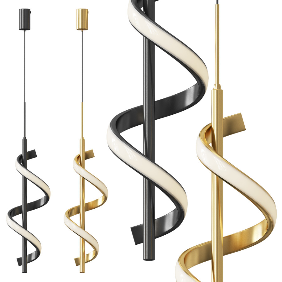 3D модель Swirl Led Pendant Lamp для категории Освещение / Подвесные светильники - превью