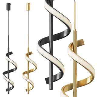 3D модель Swirl Led Pendant Lamp для категории Освещение / Подвесные светильники - превью