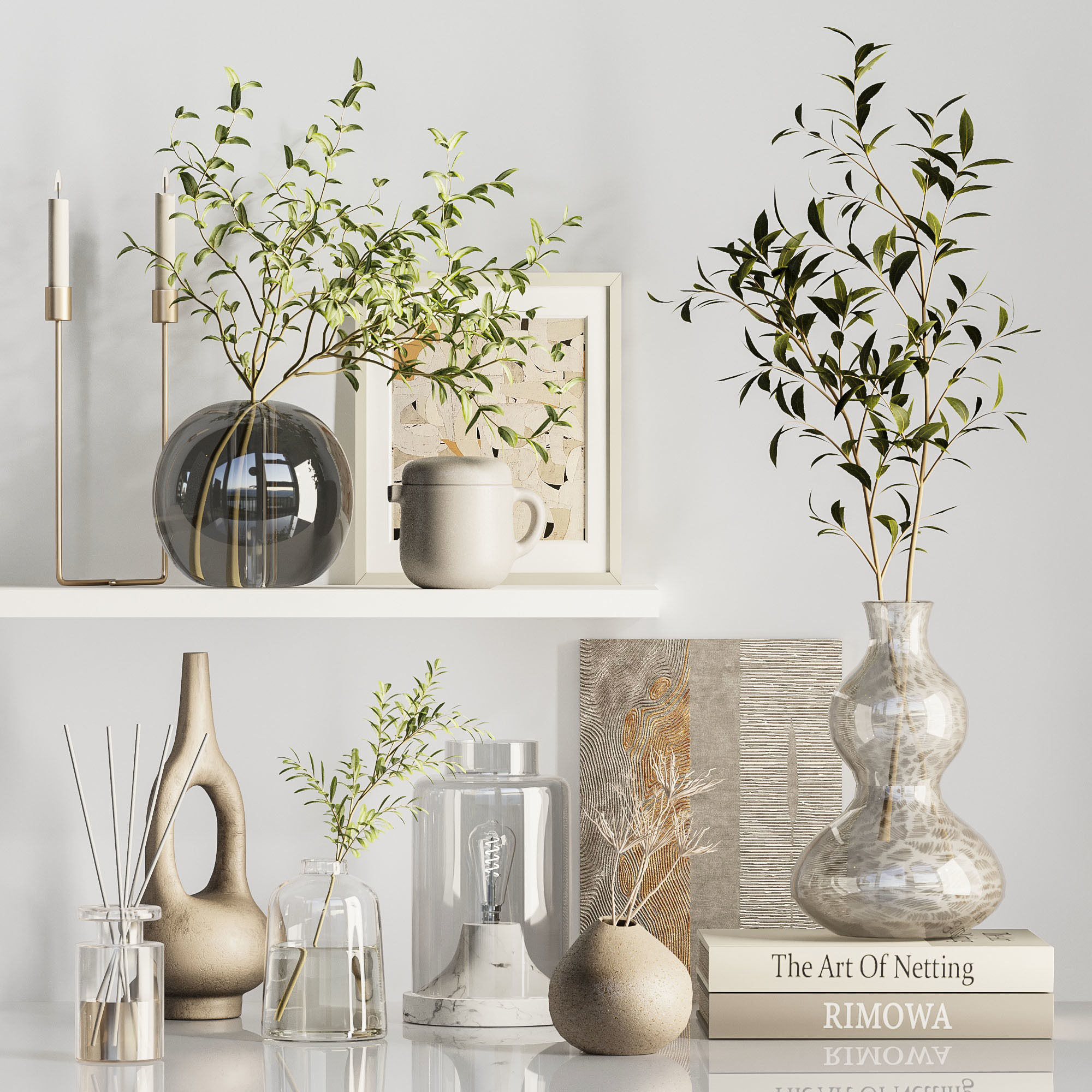 3D модель Decorative set035 для категории Декор / Декоративные наборы - превью