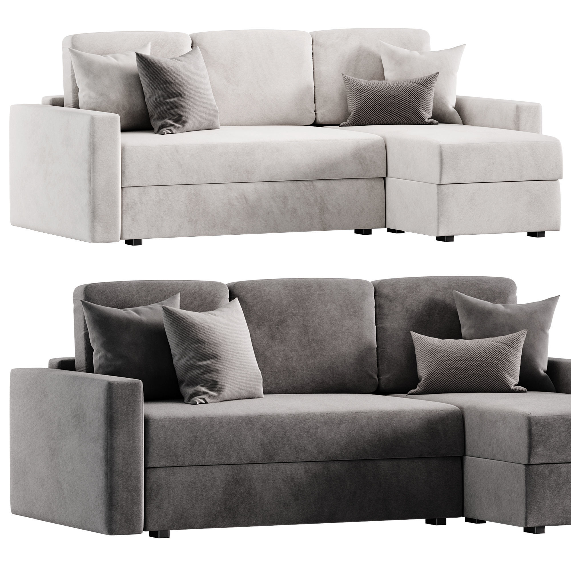 3D модель Corner Portu Sofa By Divan Ru для категории Мебель / Диваны - превью