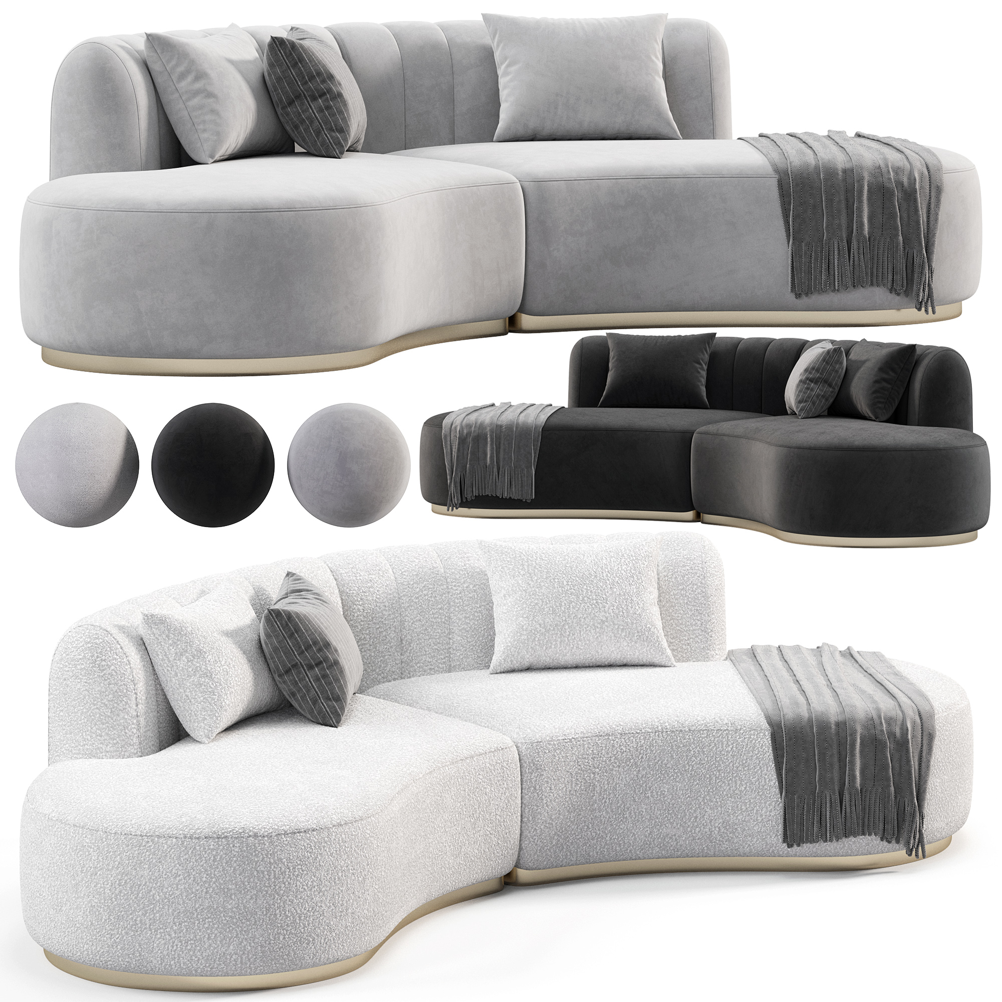 3D модель Sherman sofa для категории Мебель / Диваны - превью