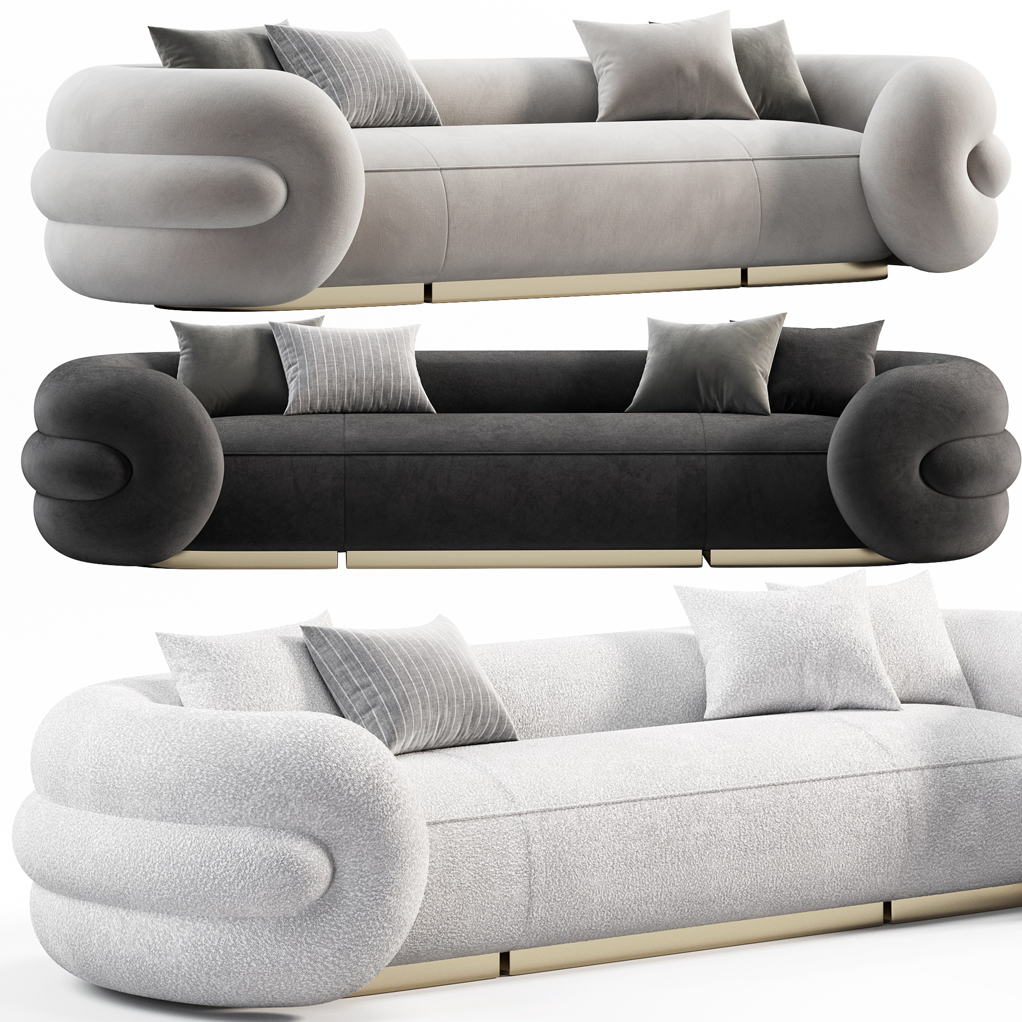 3D модель GOMMOSA Sofa для категории Мебель / Диваны - превью