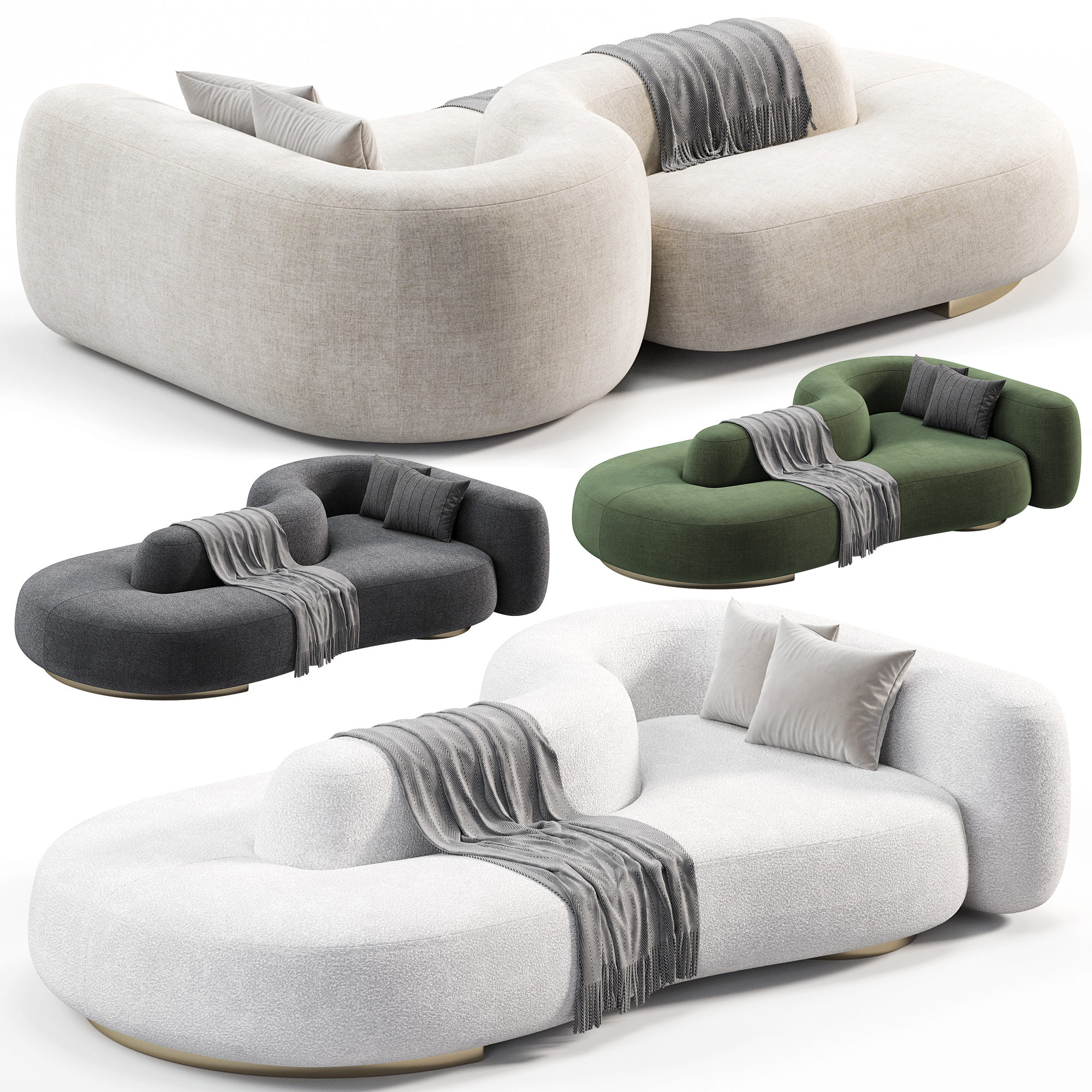 3D модель Kay sofa для категории Мебель / Диваны - превью