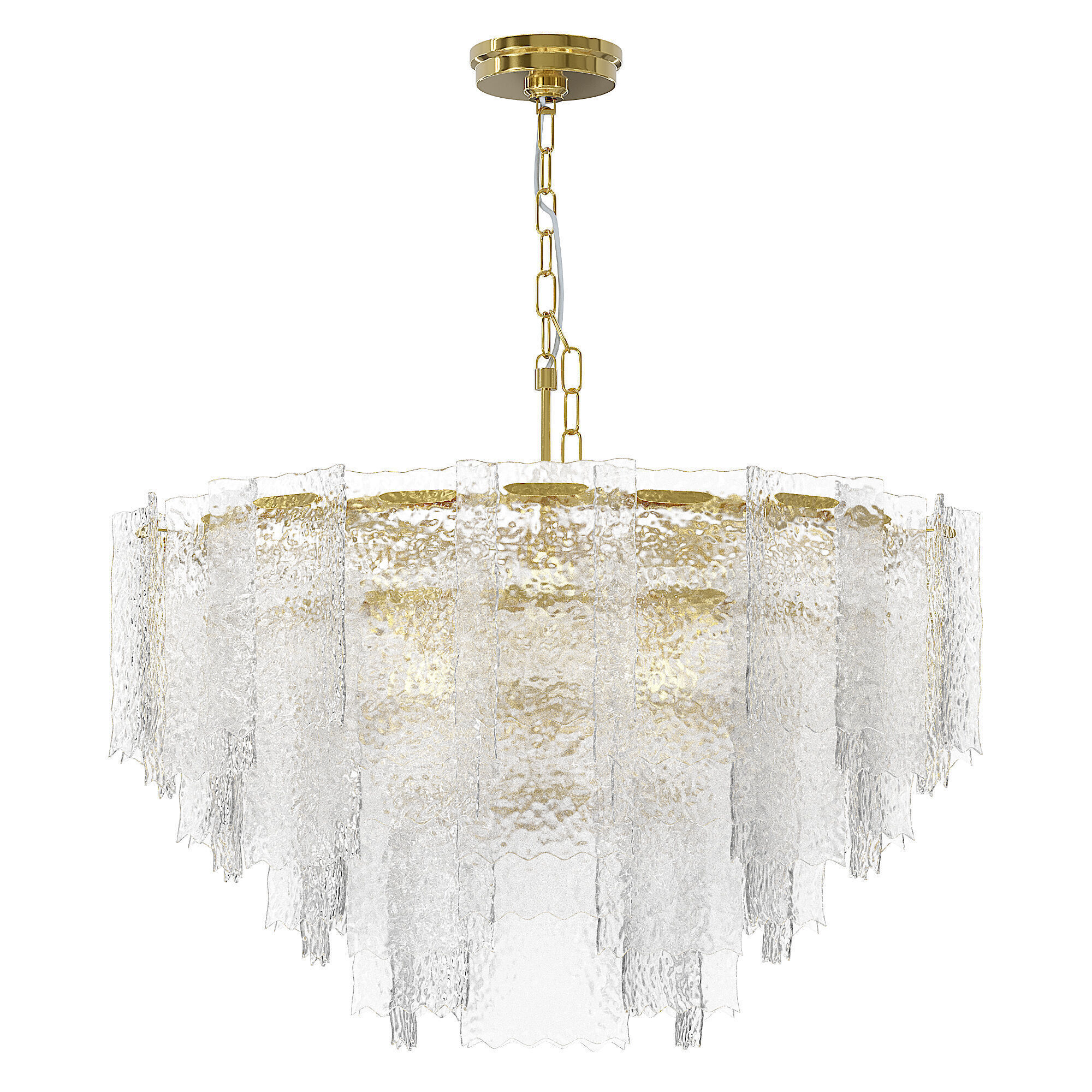 3D модель Hanging round chandelier для категории Освещение / Подвесные светильники - превью
