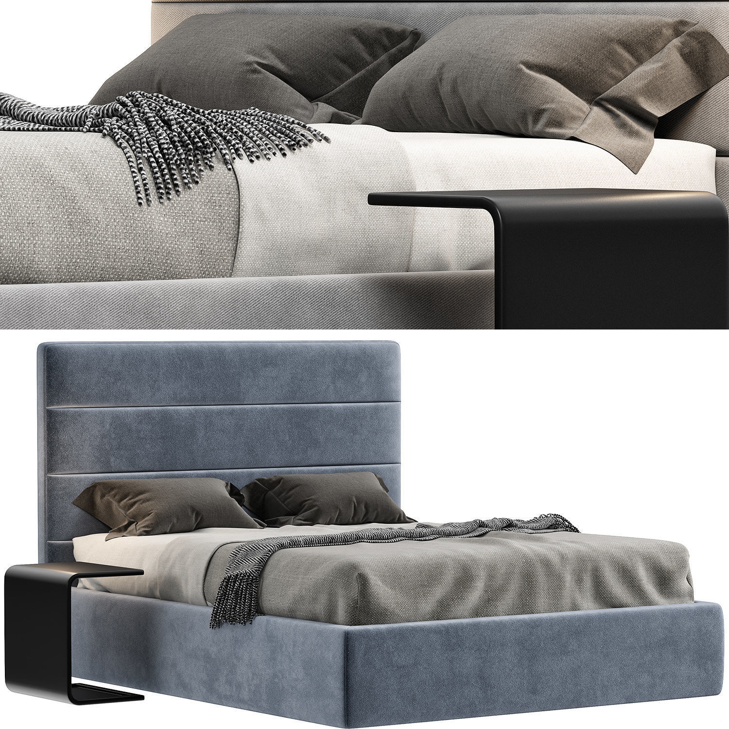 3D модель Bed Colin by Lavsit Ru 1 для категории Мебель / Кровати - превью