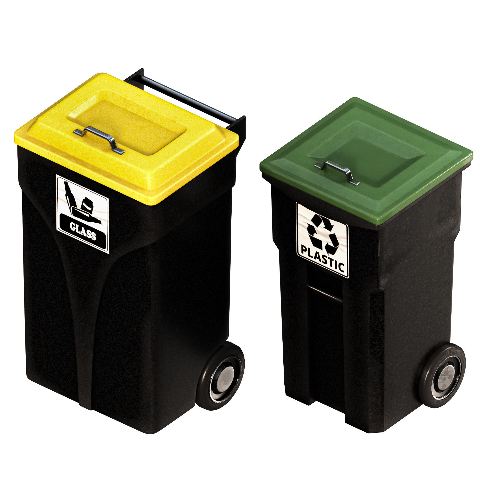 3D модель Trash bin 2 для категории Экстерьер / Городская среда - превью
