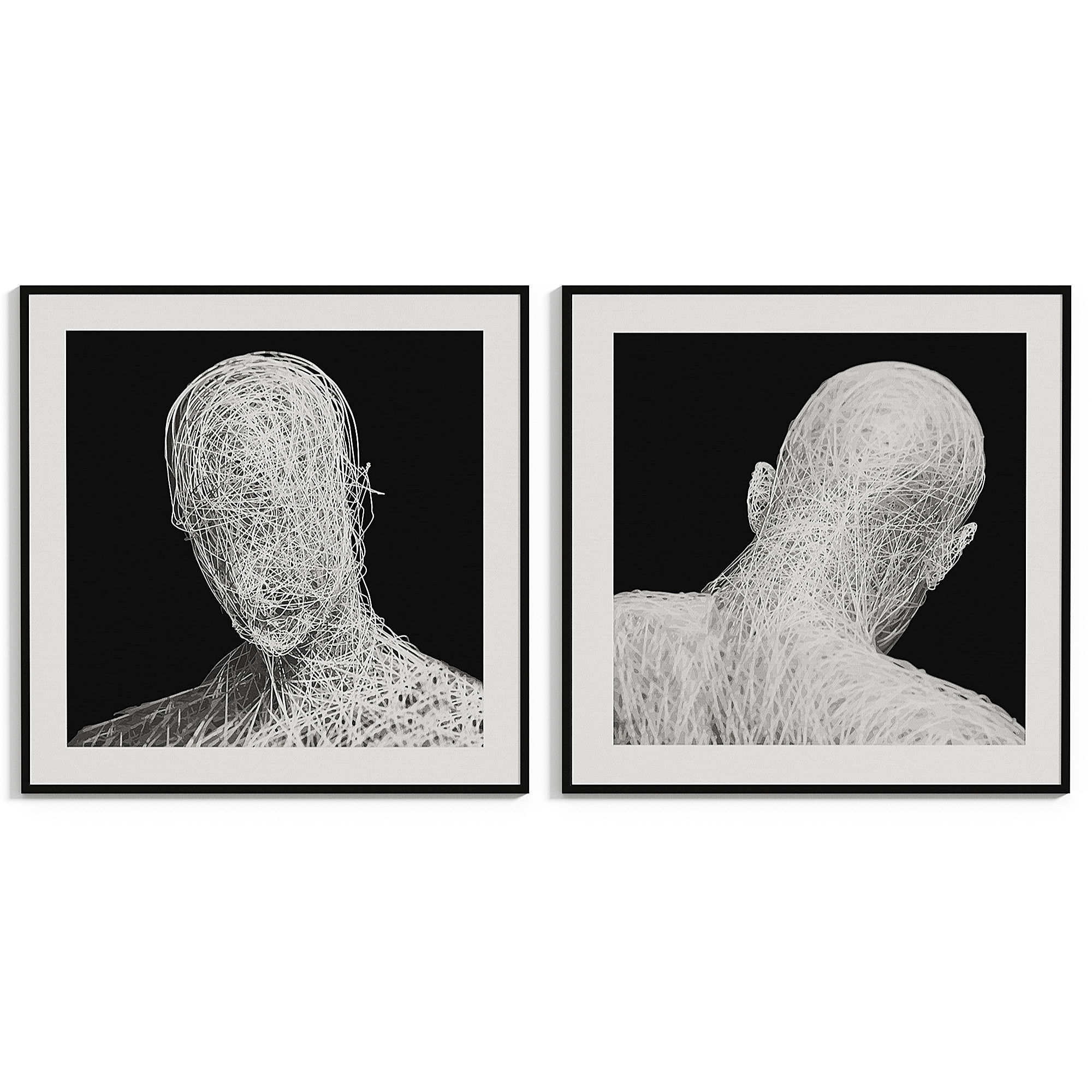 3D модель modern painting set of 2 Texture для категории Декор / Багеты - превью
