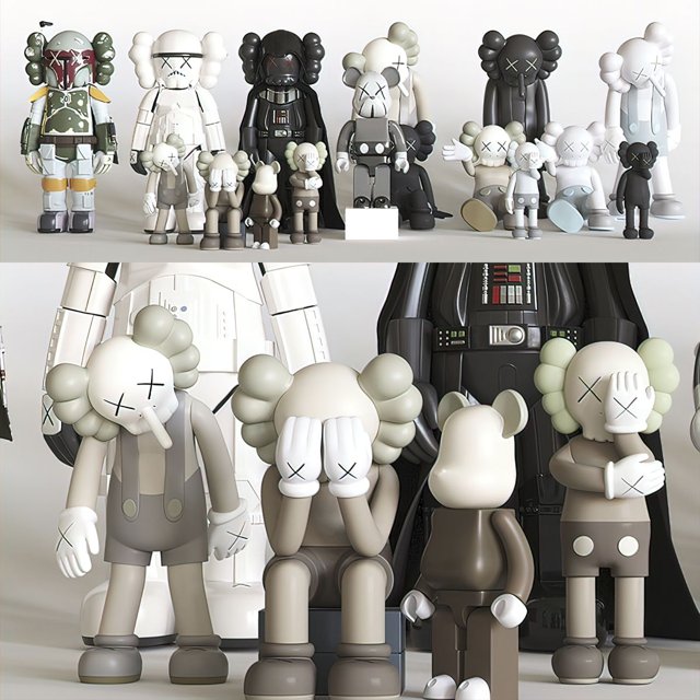 3D модель KAWS для категории Декор / Скульптуры - превью