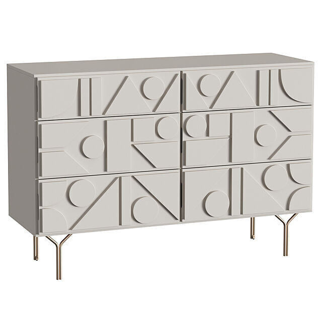 3D модель Chest of Drawers Elgos Pictograph для категории Мебель / Тумбы, комоды - превью