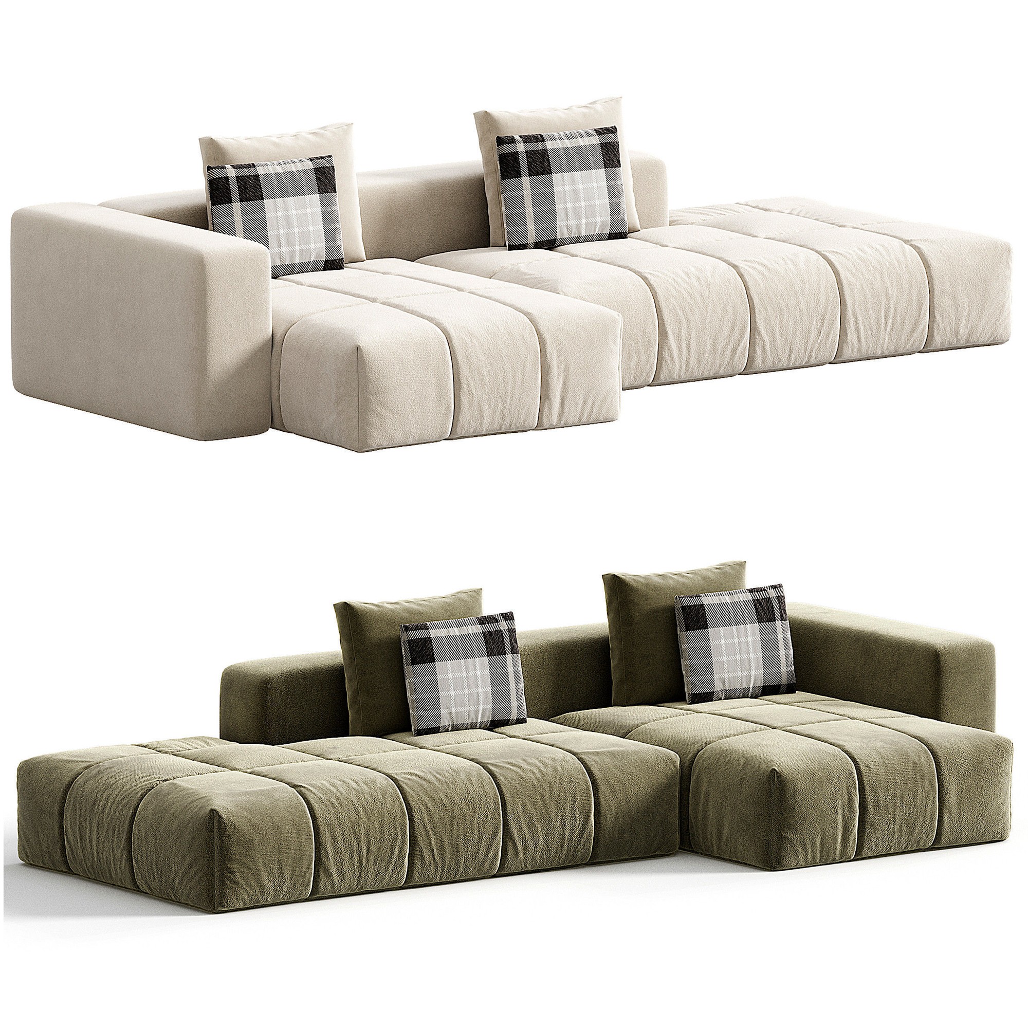 3D модель mordern luxury fabric sofa для категории Мебель / Диваны - превью