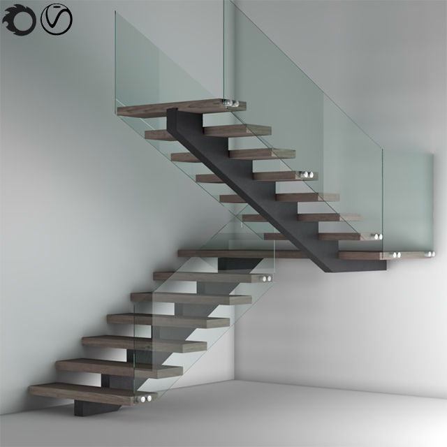 3D модель L-Type Stair Case для категории Другие модели / Лестницы - превью