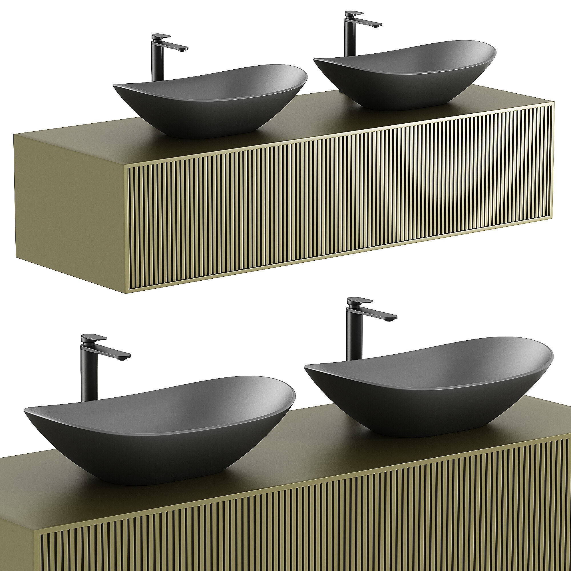 3D модель EMKE Countertop Washbasin CB05 для категории Санузел / Умывальники - превью